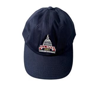 US Open 2011 Congressional Golf USGA Member Blue Snapback Hat Adjustable Cap